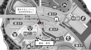 荷物の積み下ろしゾーン